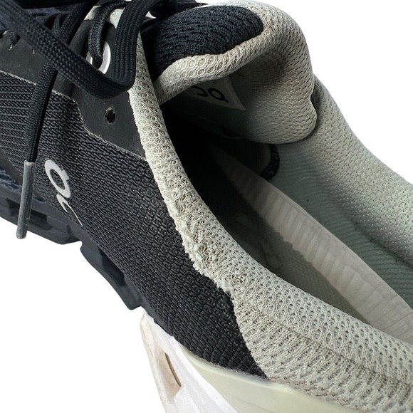 ON Cloudflyer Womens Size 9 Running Shoes Black White Mint Green - Picture 7 of 12